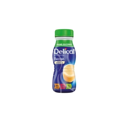DELICAL BOISSON VANILLE SANS SUCRE 200ML